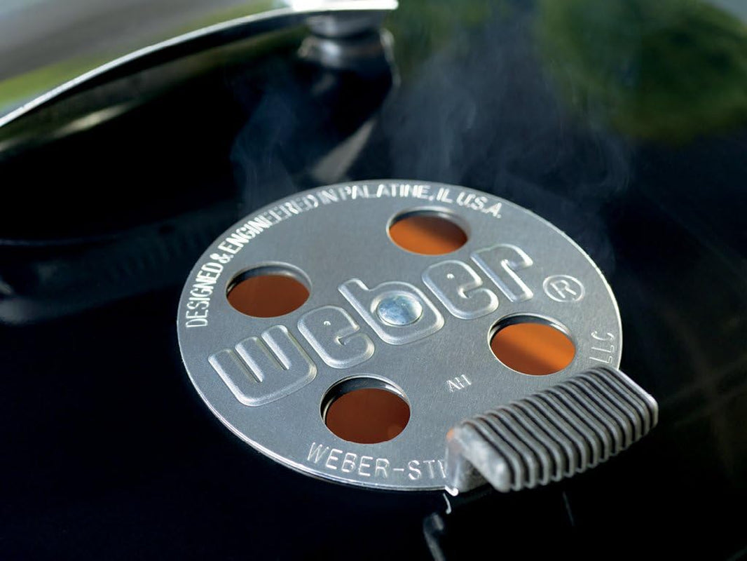 Weber Performer Deluxe Charcoal Grill. 22-Inch. Touch-N-Go Gas Ignition System. Black - Image 7