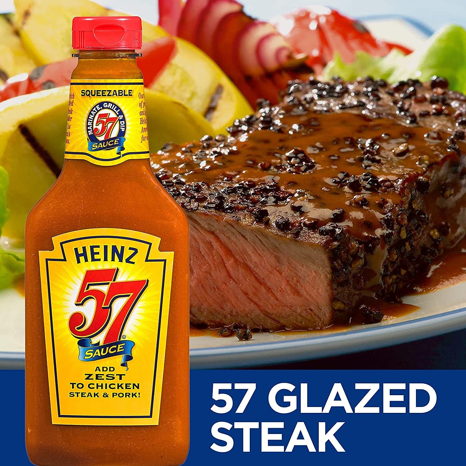 Heinz 57 Original Sauce (20 Oz Bottle) - Image 5