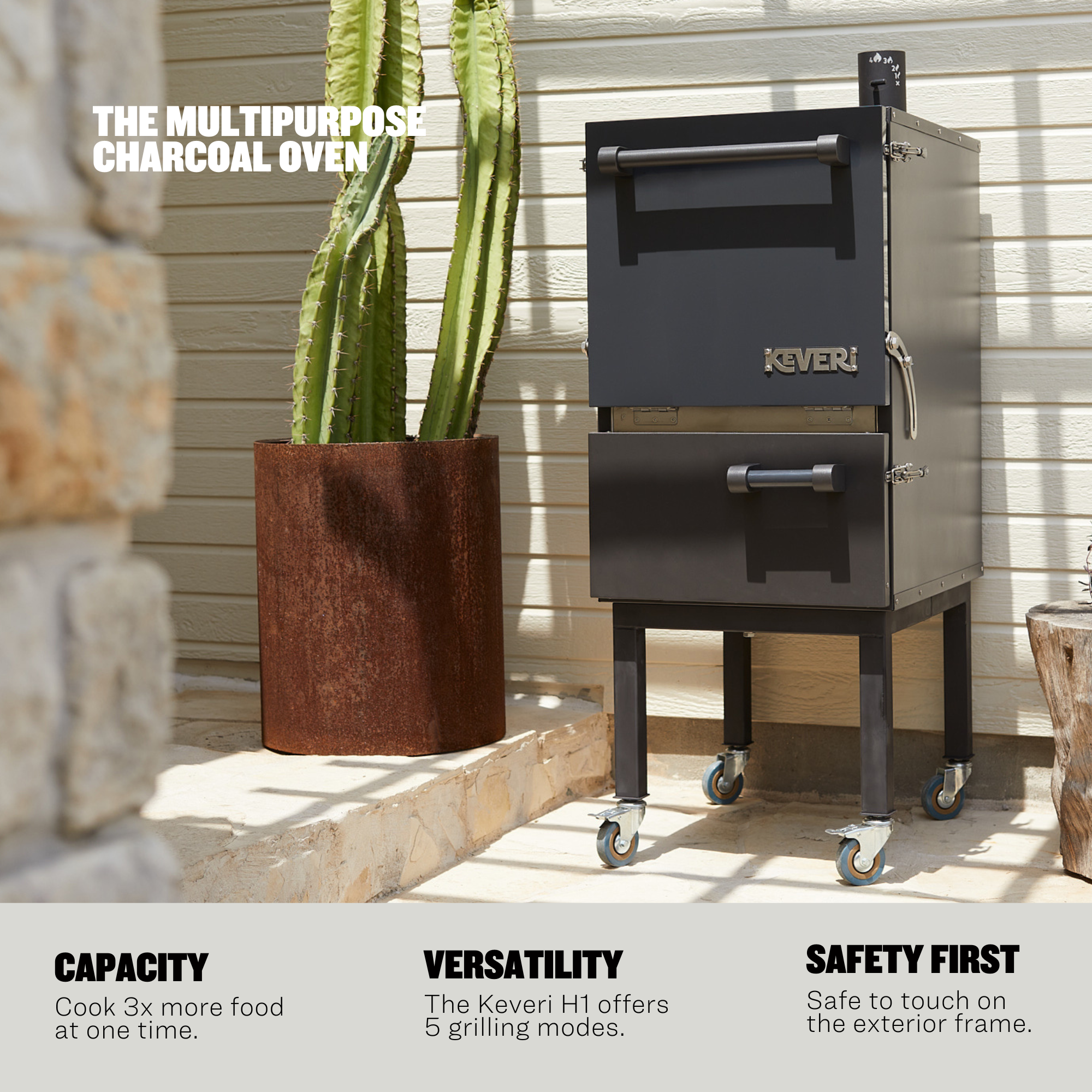 Keveri: H1 Charcoal Oven - Image 3
