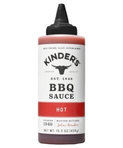 Kinder'S. Hot Barbeque Sauce. 15.5 Ounce