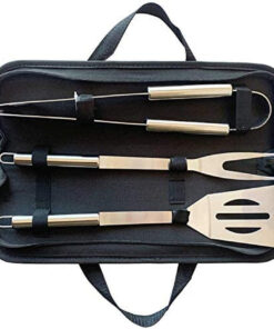 BBQ Grilling Tools Set - Stainless Steel Grilling Accessories with Free Portable Bag. (3PCS)