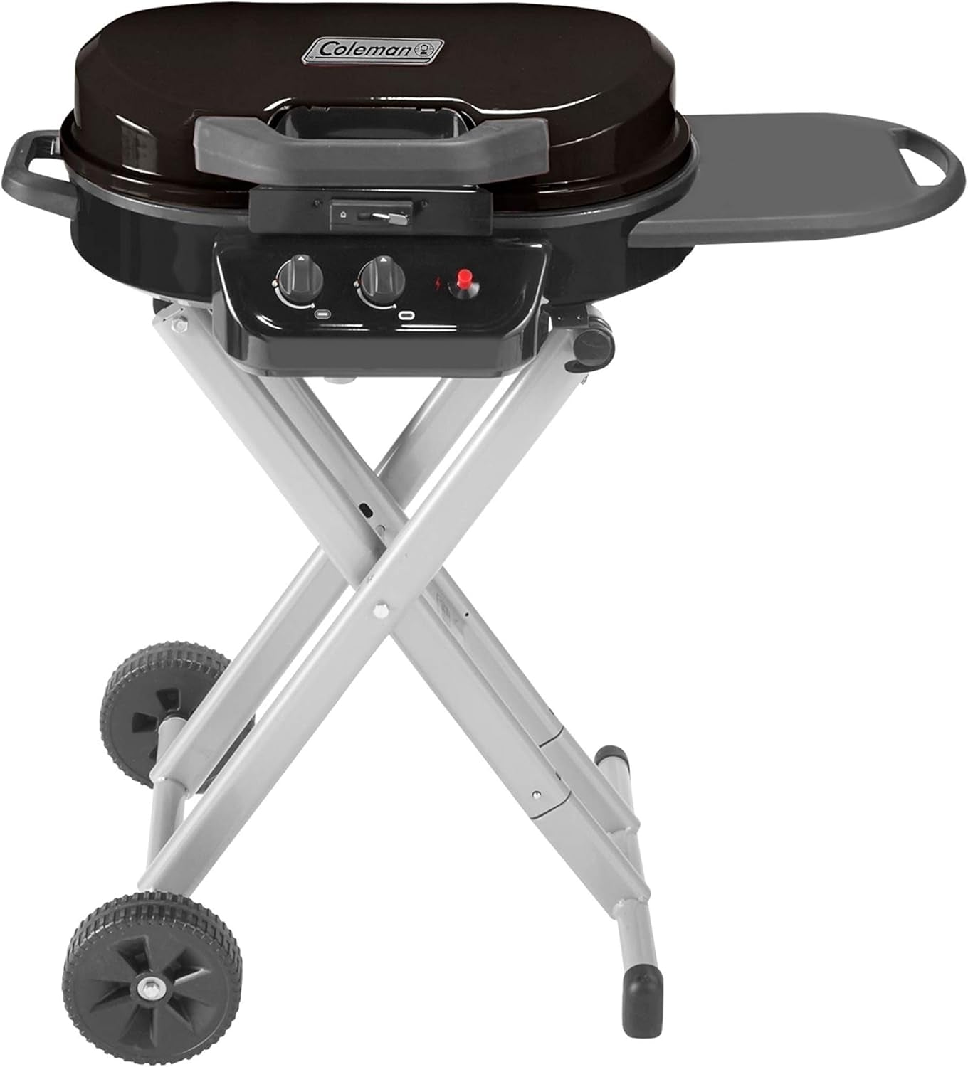 Coleman Roadtrip 225 Portable Stand-Up Propane Grill Gas Grill with Push-Button Starter Folding Legs & Wheels Side Table & 11000 Btus of Power for Camping Tailgating Grilling & More - Image 10