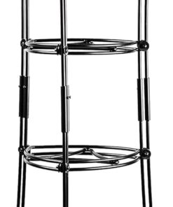 Lodge 6-Tier. Kitchen and Pantry Cast Iron Cookware Storage Organizing Tower. Steel Construction. Matte Black . 32.67 X 20.19 X 6