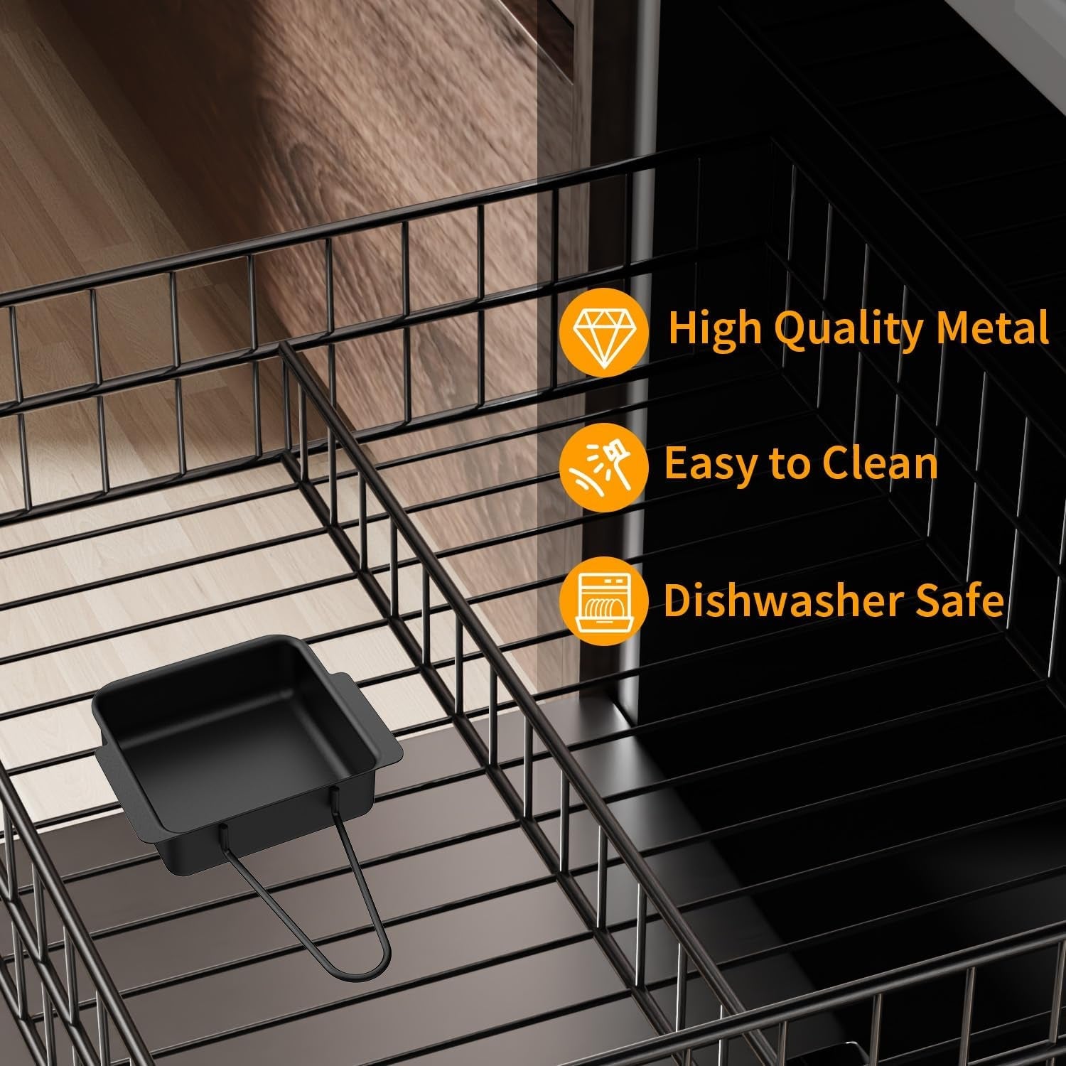 GARNETIN Nexgrill Grill Drip Pan & Grease Catcher Cup for 720-0830H.D/EH. 720-0882A. 720-0888/N Models - Holder Drip Tray with 15 Aluminum Foil Liners - Image 5