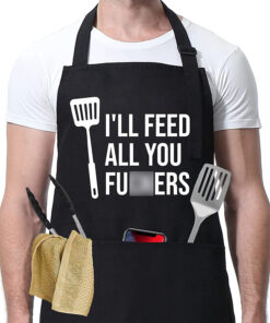 Miracu Funny Cooking Aprons for Men Women. Funny Dad Gifts for Mens Father. Mom - Fathers Day Presents. Birthday Gifts for Dad Step Brother Boyfriend Husband. Cool BBQ Grilling Kitchen Chef Apron