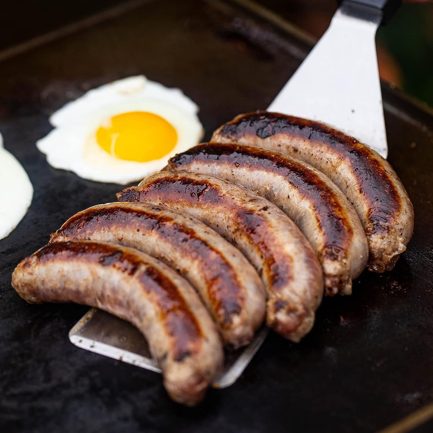 E8217 Flat Iron Portable Table Top 17 Gas Griddle Propane Grill. Black - Image 10