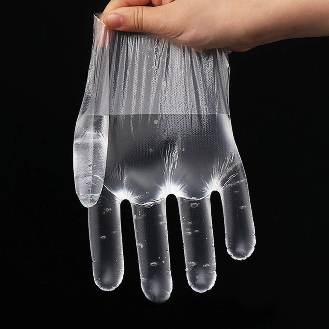 1500 Pcs Plastic Gloves Disposable - Food Prep Gloves Disposable Gloves Transparent for Food Service. Cleaning. One Size Fits Most… - Image 5