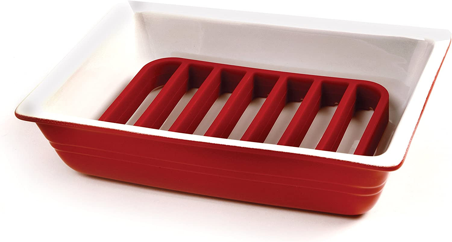 Norpro. Red Rectangle Silicone Roasting Rack. 1 EA - Image 8