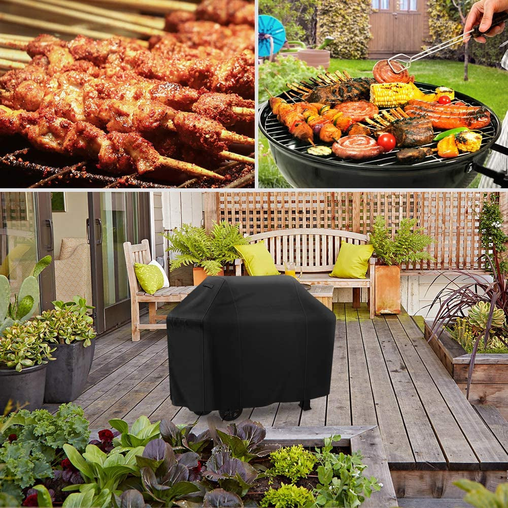 Grill Cover 58 Inch. Icover Waterproof BBQ Gas Grill Cover. Polyester Easy On/Off. Dustproof Fade Resistant for Weber Char-Broil Nexgrill and More Grills - Image 2