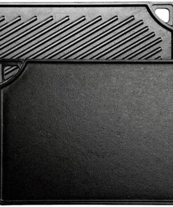 LDP3 Cast Iron Rectangular Reversible Grill/Griddle. 9.5-Inch X 16.75-Inch. Black