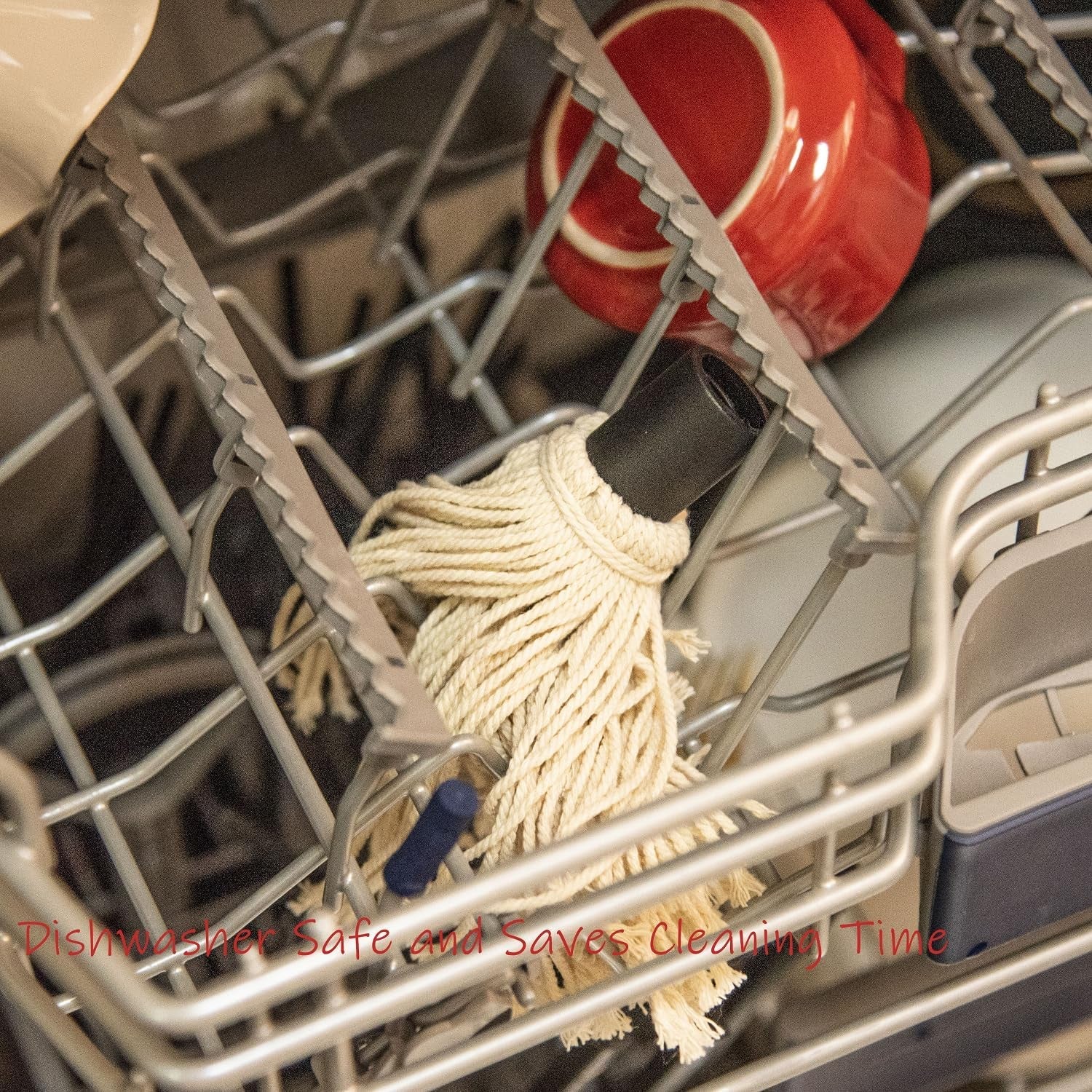 Donxote 18 Inch BBQ Mop Brush Set of 2. with 6 Extra Replacement Heads. Wooden Long Handle Cotton Head Mopping Basting Grill Sauce Perfect for Grilling Smoking Steak Marinade or Glazing - Image 7