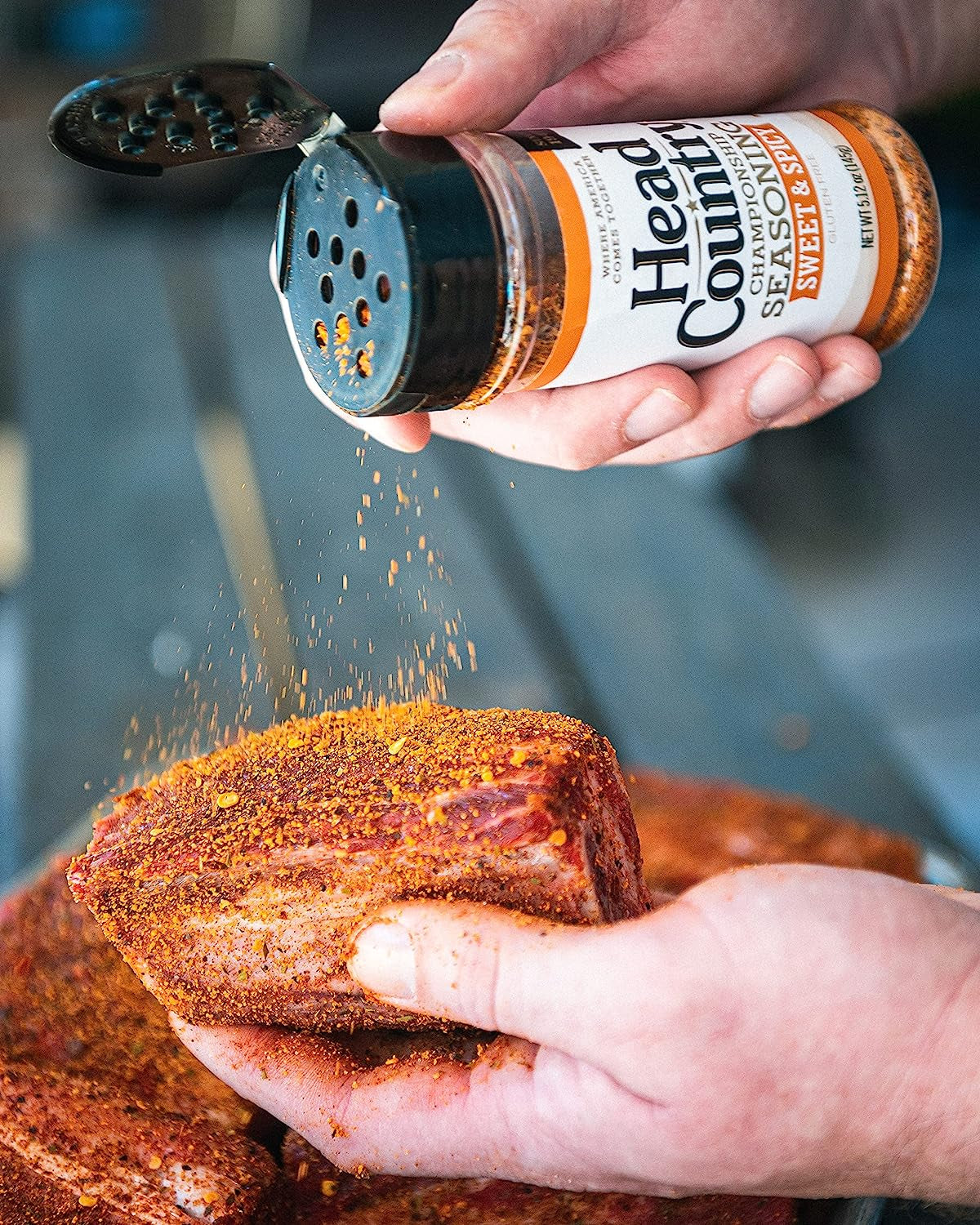 Head Country Bar-B-Q Championship Seasoning. Sweet & Spicy | Gluten Free. MSG Free Barbecue Seasoning with No Allergens | Sweet. Smoky Dry Rub Great on BBQ Chicken. Pork & Ribs | 10 Ounce. Pack of 1 - Image 7