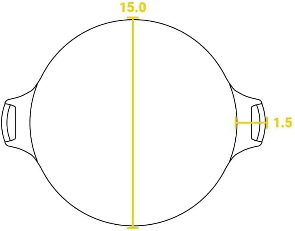 Lodge Cast Iron Pizza Pan. 15 Inch - Image 3