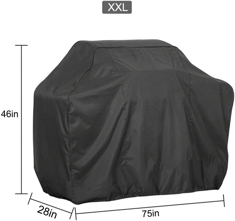 Samhe Grill Cover. 75-Inch Waterproof UV Resistant Heavy Duty BBQ Gas Grill Cover for Nexgrill Brinkmann Weber Char-Broil and More - Image 2