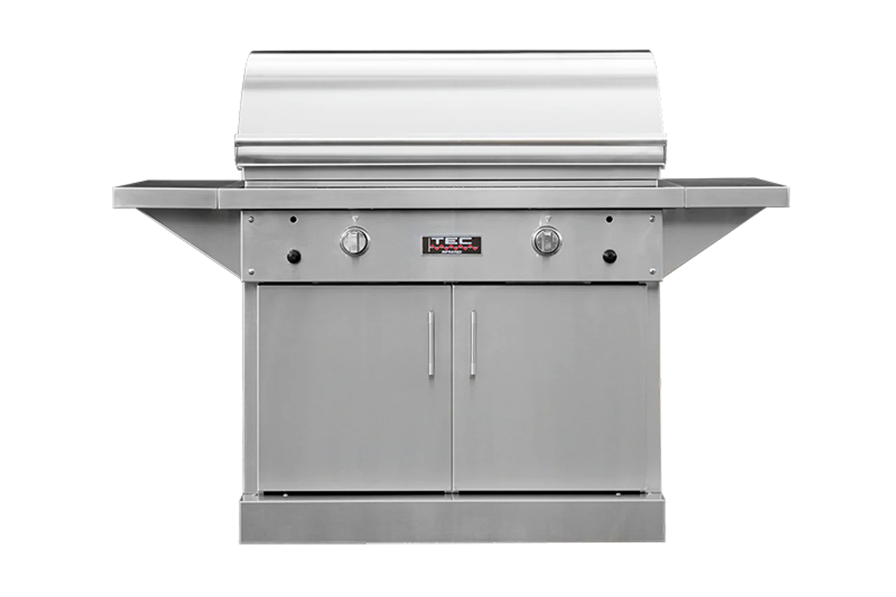 TEC Grills: 44 Sterling Patio On Stainless Cabinet With Side Shelves (64)