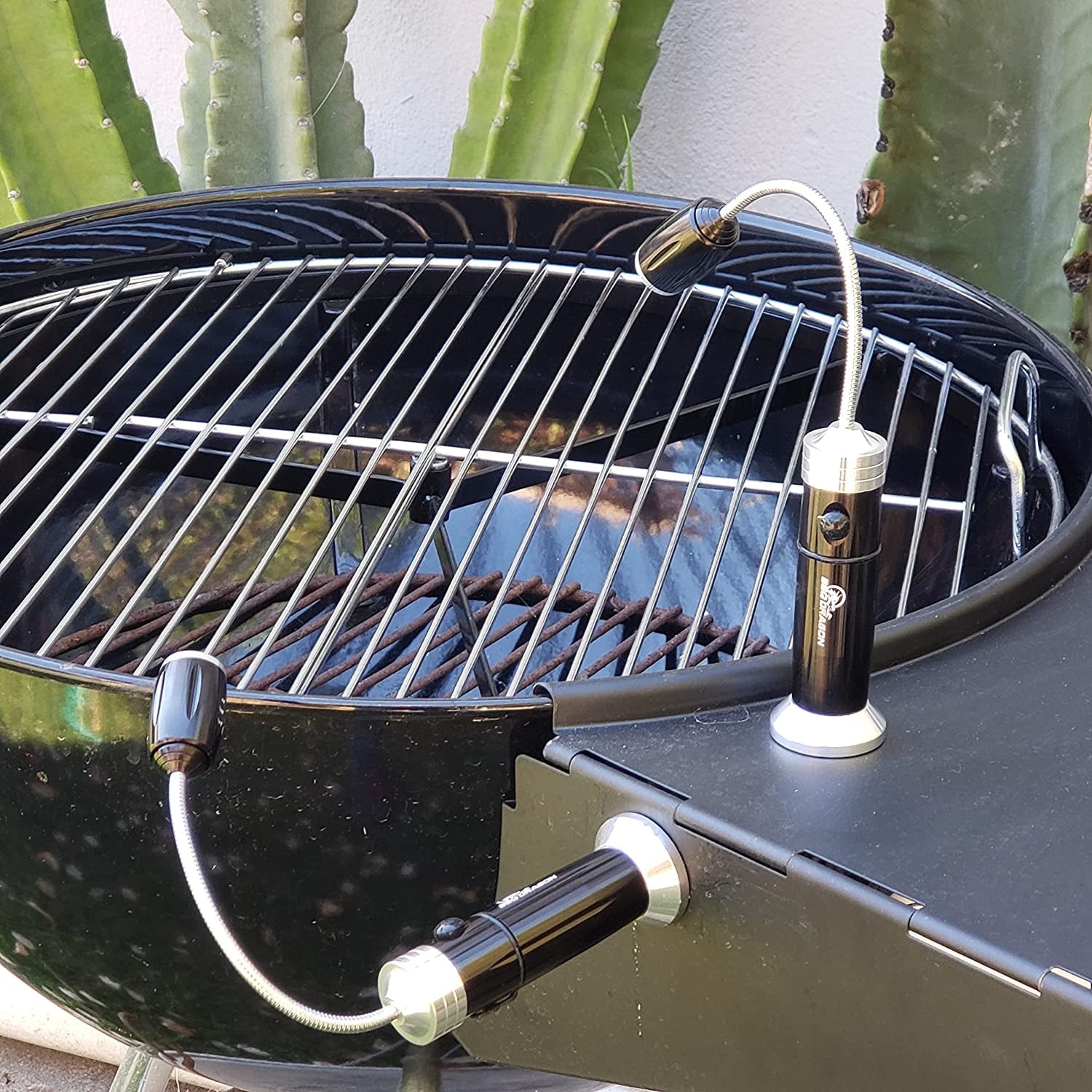 | Magnetic LED Grill Lights – Pack of 2 | Heat Resistant Aluminum | High Powered Magnetic Base | Flexible Gooseneck | Cordless Battery Powered | Camping & Travel Lights | Grill Accessory - Image 4