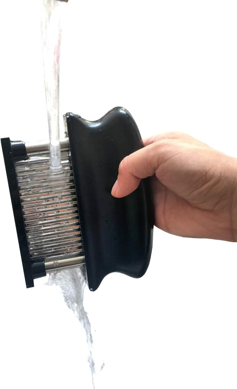 Meat Tenderizer with 48 Stainless Steel Ultra Sharp Needle Blades Heavy Duty Cooking Machine for Tenderizing Beef. Turkey. Chicken. Steak. Veal. Pork. Fish Etc - Image 11