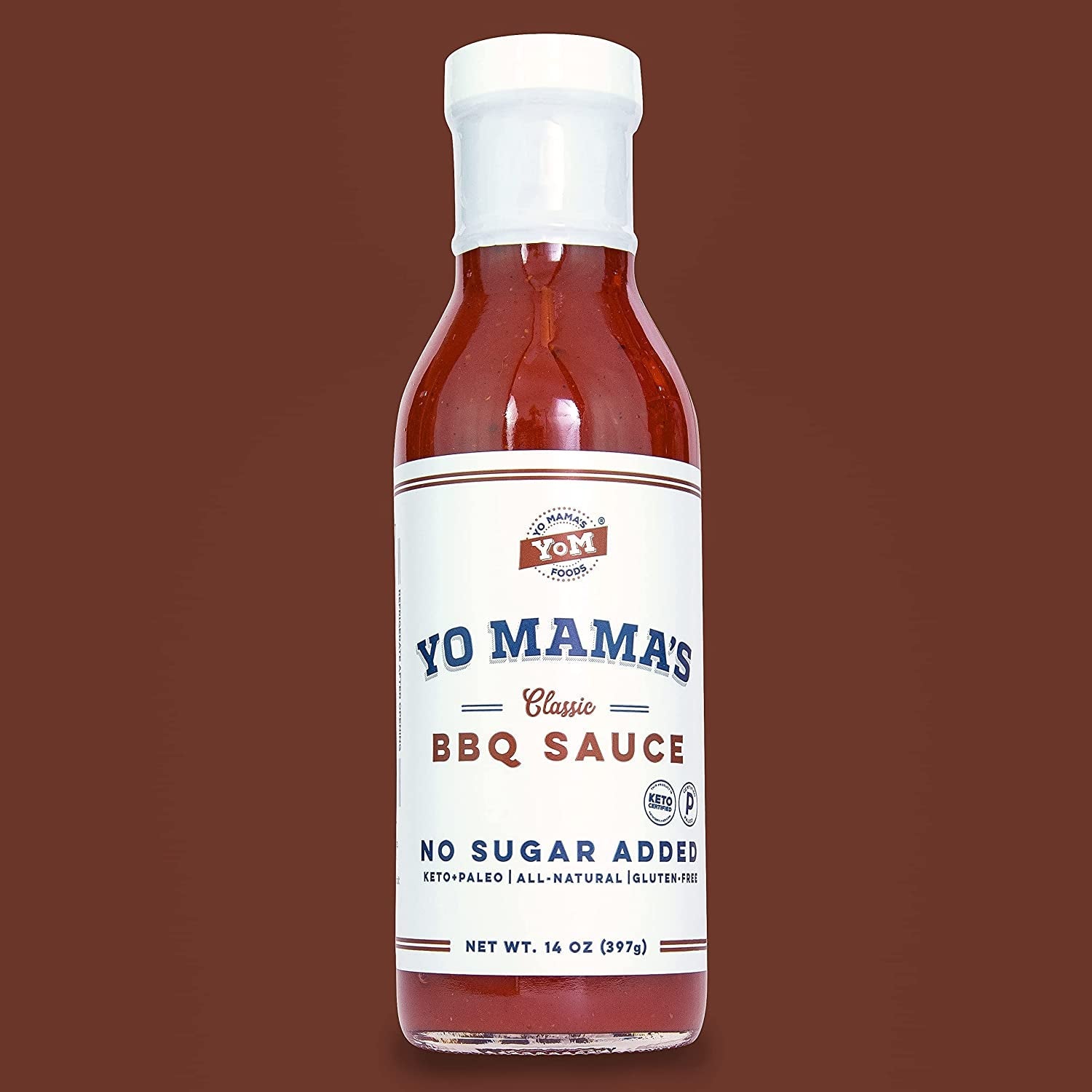 Keto Barbecue BBQ Sauce by Yo Mama'S Foods – (Pack of 4) - No Sugar Added. Low Carb. Vegan. Gluten Free. Paleo Friendly. and Made with Whole Non-Gmo Tomatoes! - Image 2