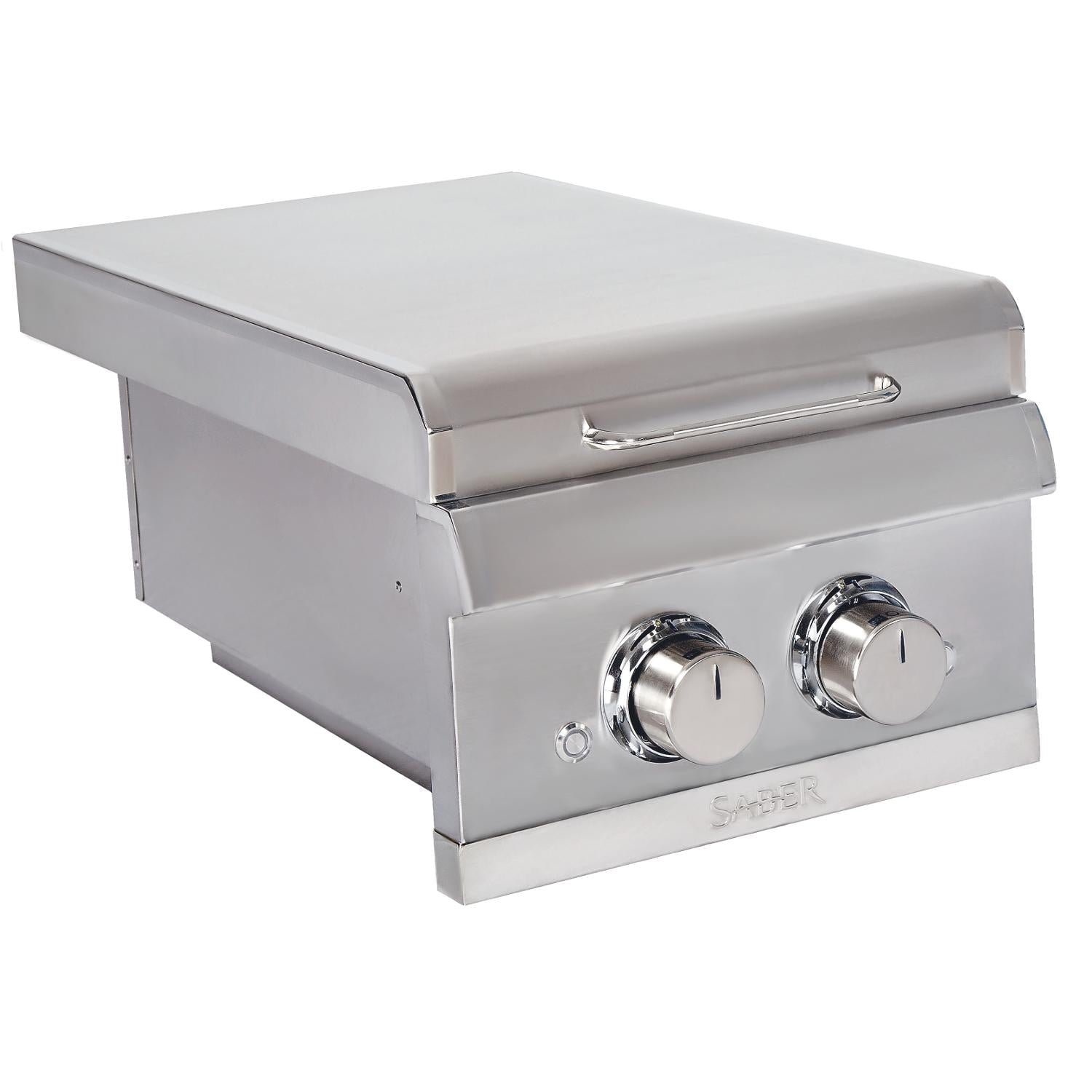 Saber Grills: Elite Dual-Control Built-In Side Burner (NG)