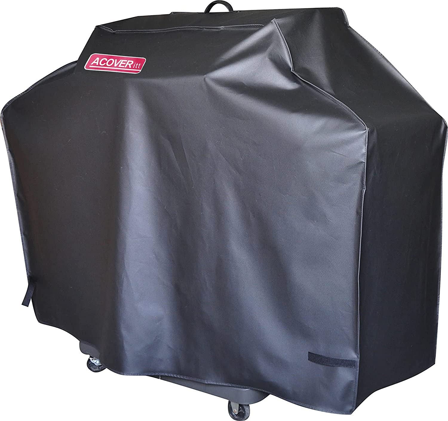 52 Heavy Duty Waterproof Gas Grill Cover Fits Weber Char-Broil Coleman Gas Grill (52X22X40. Black) - Image 2