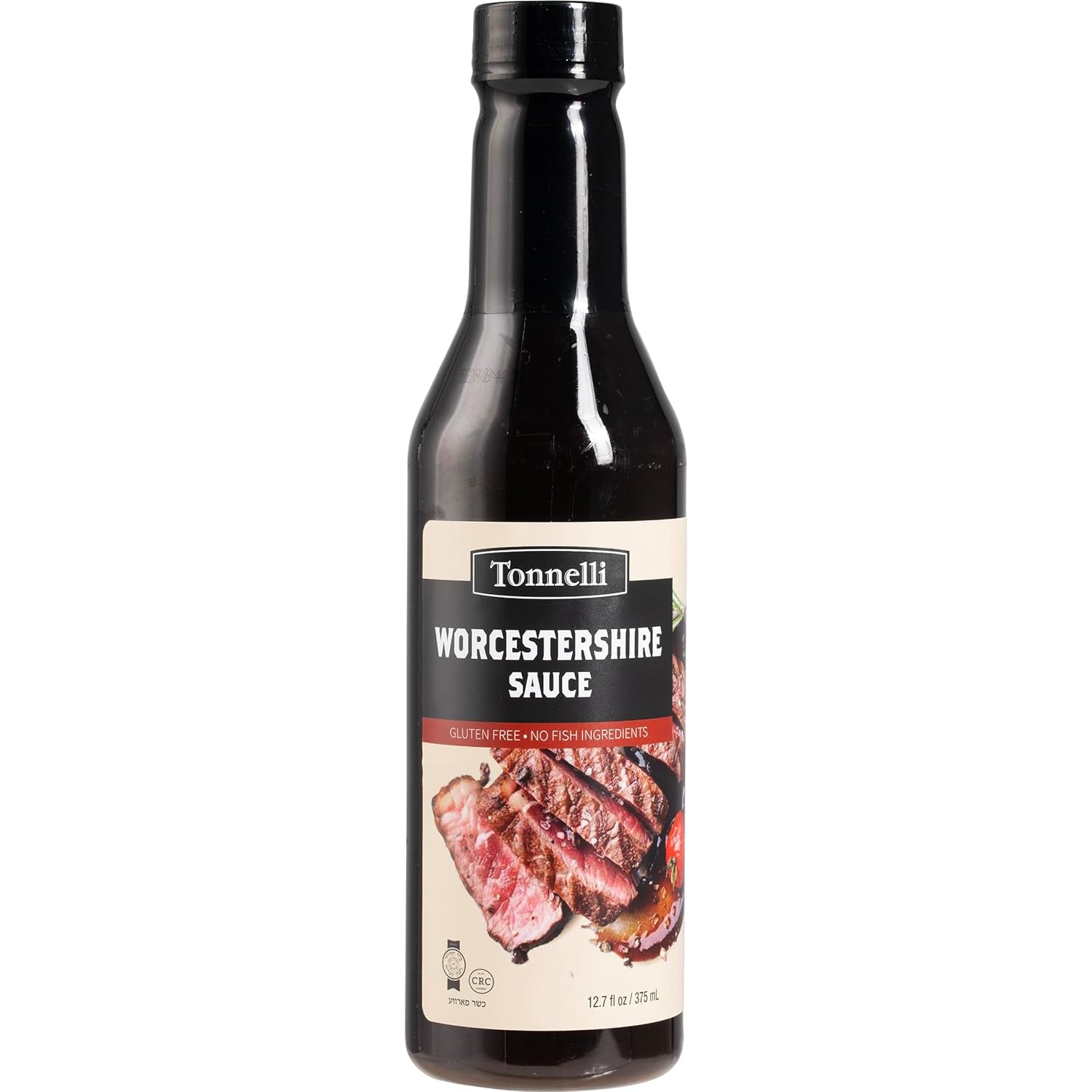 Tonnelli Vegan Friendly Worcestershire Sauce 12.7Oz | Vegan. Fish Free. Gluten Free. Kosher