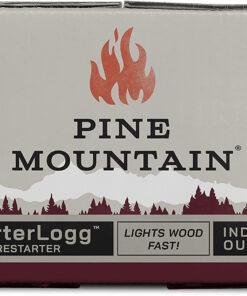Pine Mountain Starterlogg Select-A-Size Firestarting Blocks. 24 Starts Firestarter Wood Fire Log for Campfire. Fireplace. Wood Stove. Fire Pit. Indoor & Outdoor Use. Red