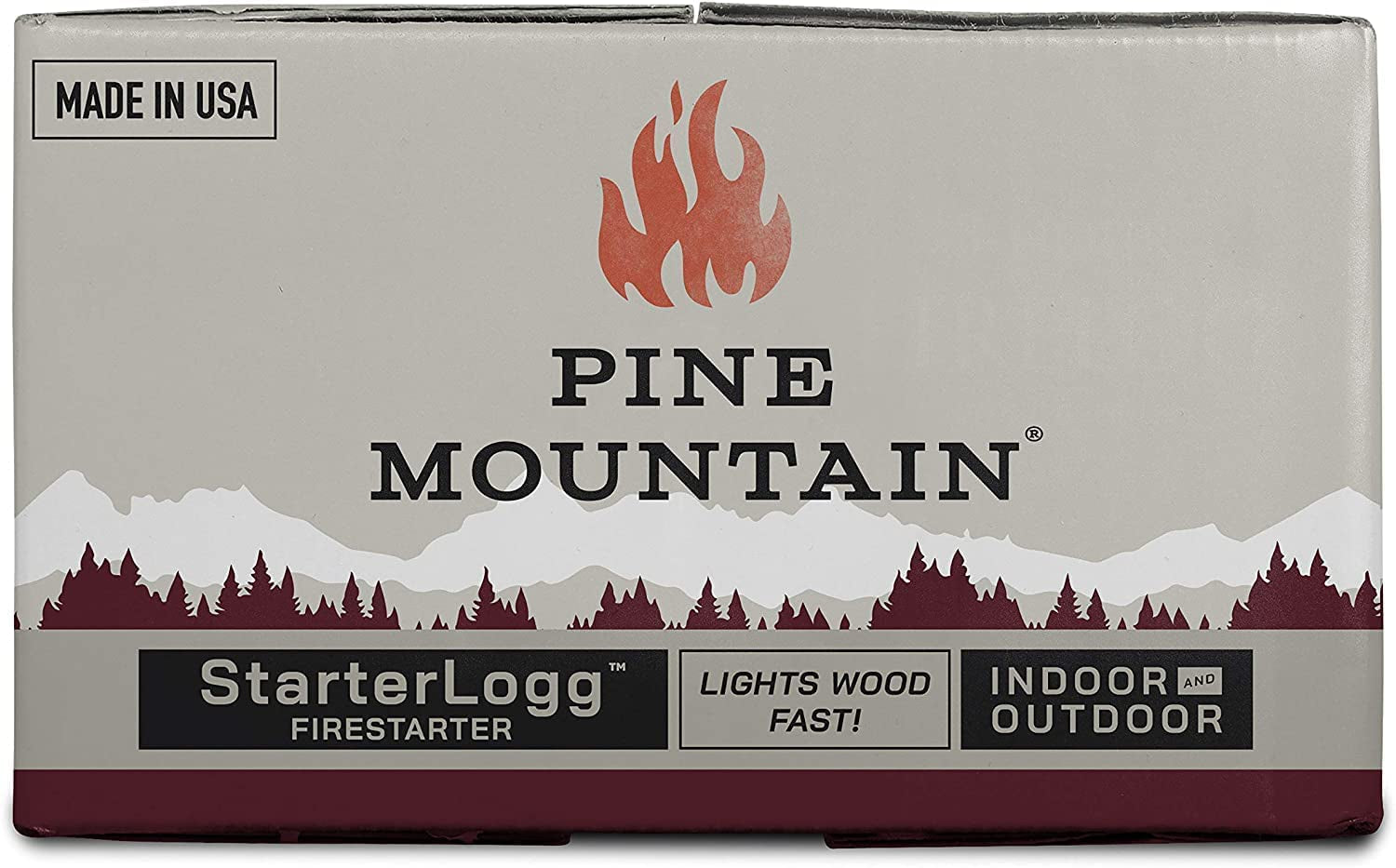 Pine Mountain Starterlogg Select-A-Size Firestarting Blocks. 24 Starts Firestarter Wood Fire Log for Campfire. Fireplace. Wood Stove. Fire Pit. Indoor & Outdoor Use. Red