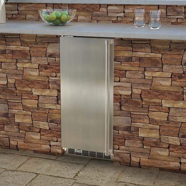 Marvel Refrigeration: 15 Outdoor Clear Ice Machine w/ Stainless Steel Reversible Door - Image 4