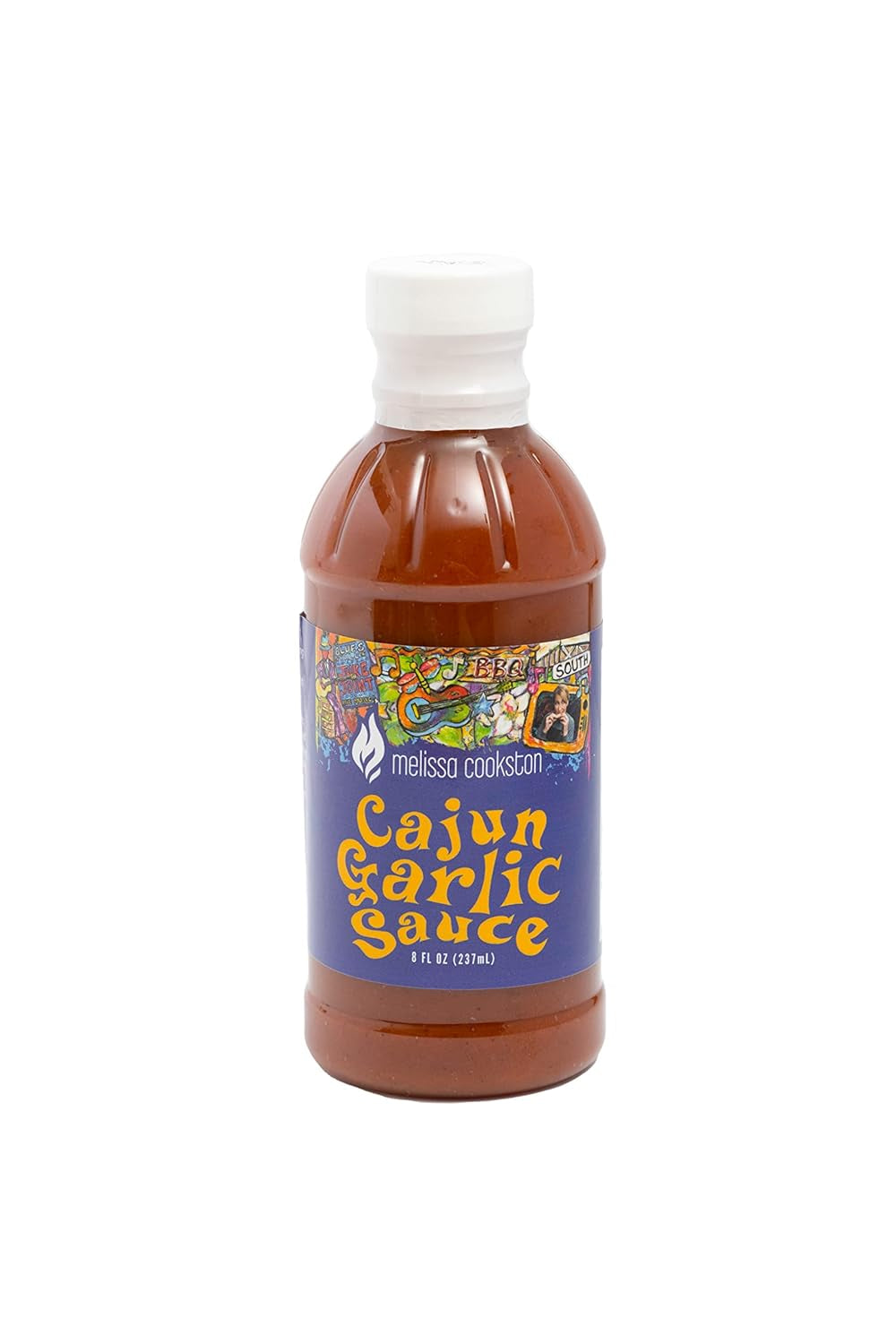 Melissa Cookston Cajun Garlic Sauce. Versatile Spicy Sauce for Marinating & BBQ. 8 FL Oz. - Image 8