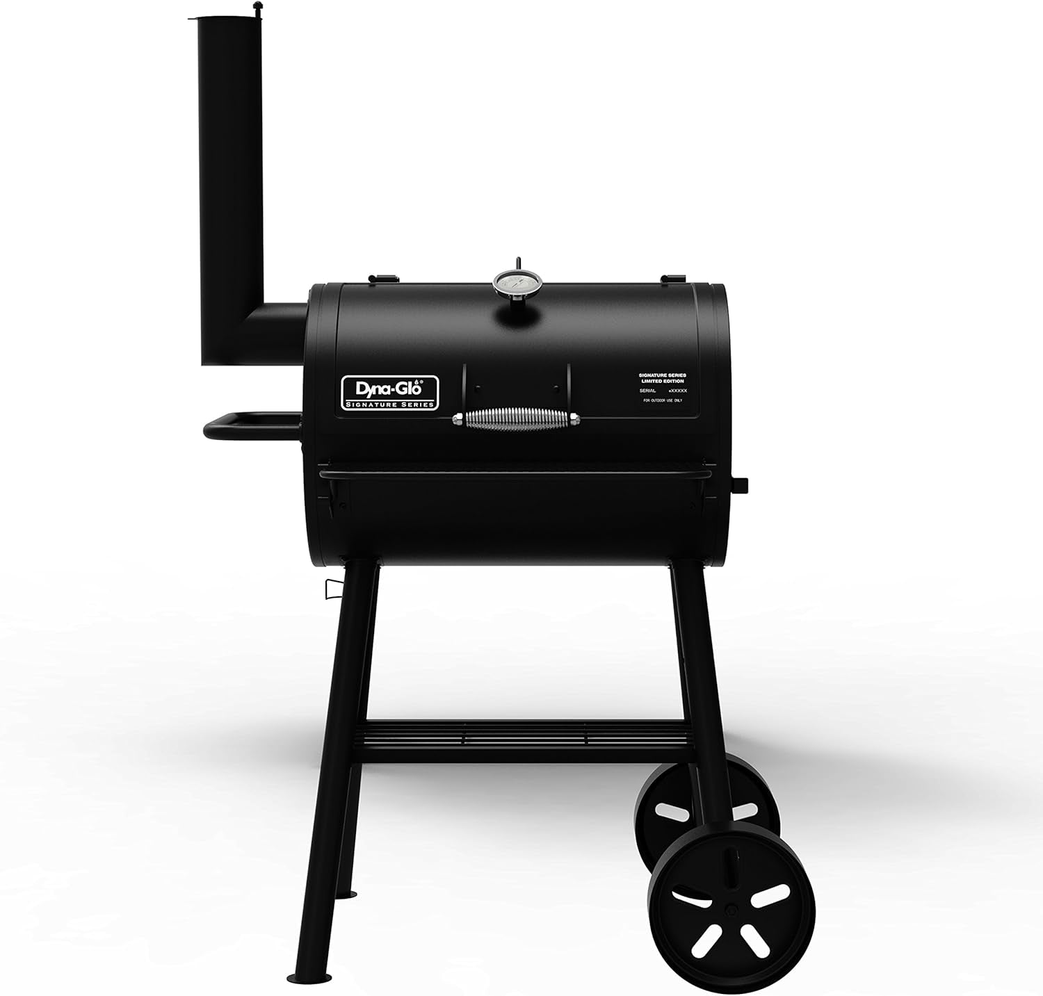 Dyna-Glo Signature Series DGSS443CB-D Heavy-Duty Compact Barrel Charcoal Grill. Black Powder Coat - Image 8