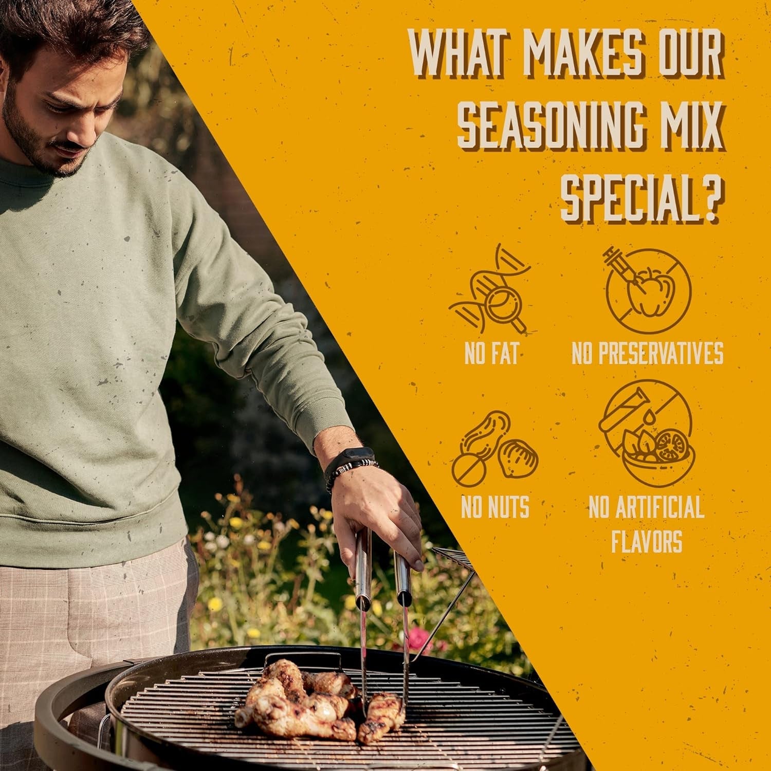 Chick Magnet Rotisserie Chicken Seasoning Rub for Cooking. Smoking. and Grilling. Gluten-Free. Low Sodium. Keto-Friendly Chicken Seasoning Spice Blend. 1.5 Pounds - Dennymike'S - Image 6