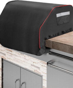 Built–In Grill Cover for Bull 45005. Built in Gas Grills 32 Inch BBQ Grill Top Cover for Bull Lonestar 4 Burner Bull Built in Bill Outlaw. Outdoor 87048 Smoker Waterproof Griddle Cover with Handle