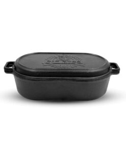 6-QT Cast Iron Roaster with Lid