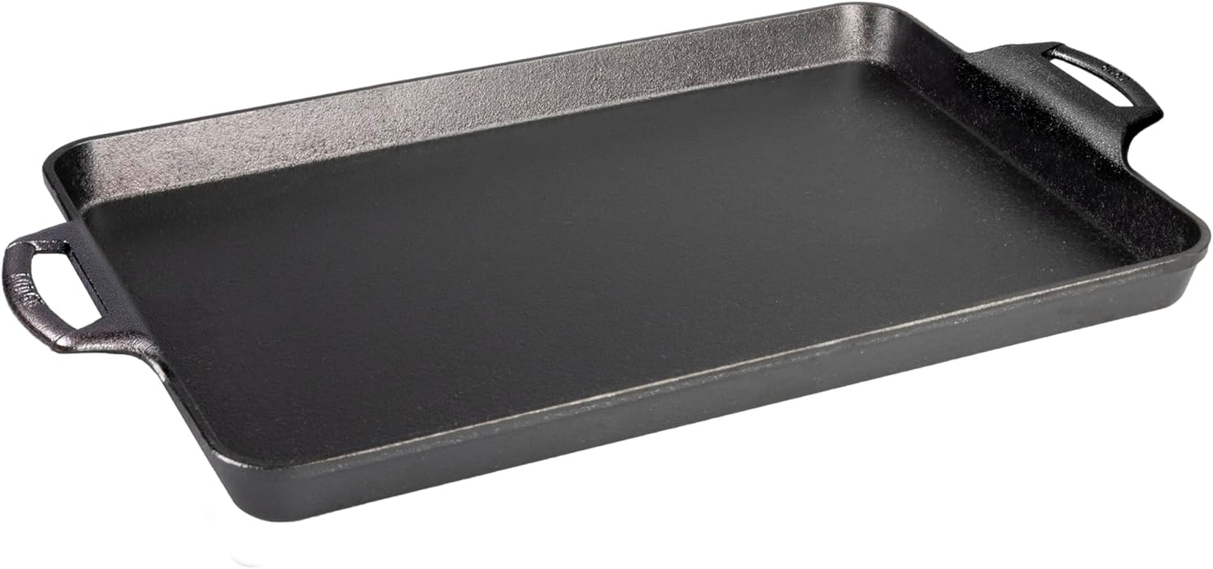 Lodge 15.5X10.5 Cast Iron Baking Pan. Black