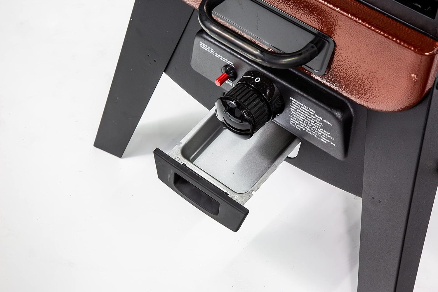 Pit Boss Grills PBV3G1 Vertical Smoker. Red Hammertone 684 Sq Inches (Pack of 1) - Image 6