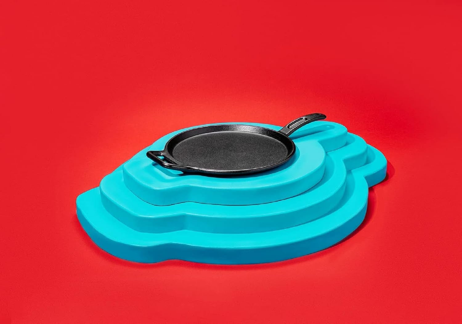 Lodge BOLD 12 Inch Seasoned Cast Iron Griddle. Design-Forward Cookware.Black - Image 3