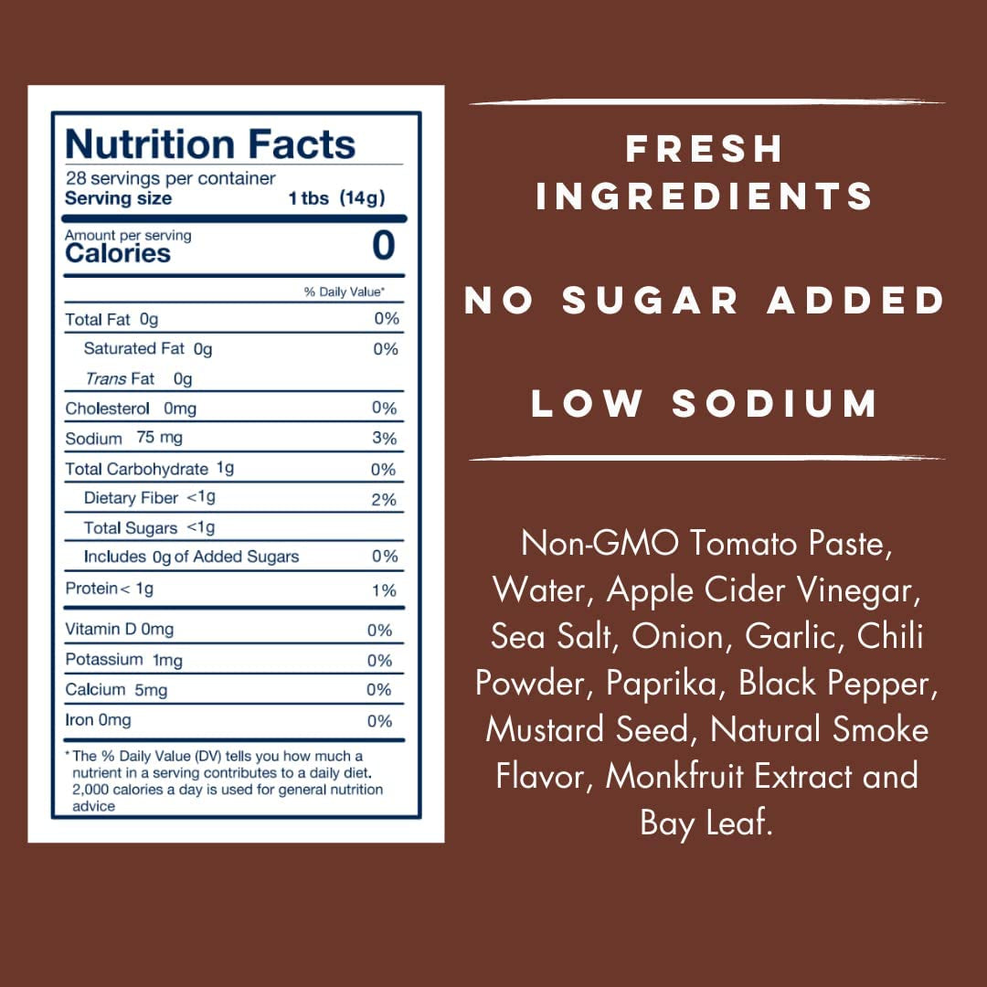 Keto Barbecue BBQ Sauce by Yo Mama'S Foods – (Pack of 2) - Vegan. No Sugar Added. Low Carb. Low Sodium. Gluten Free. Paleo. and Made with Whole Non-Gmo Tomatoes! - Image 3