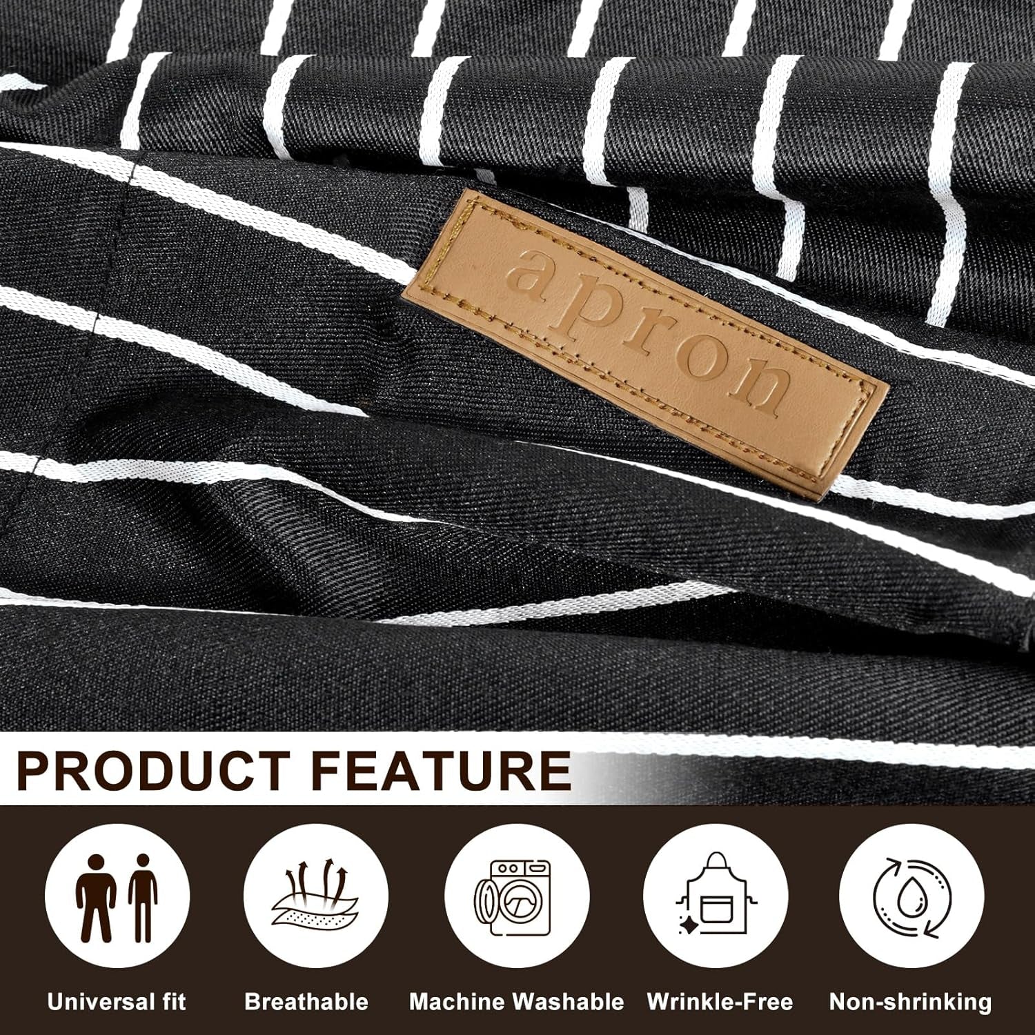 2 Pack Apron. Aprons for Women with Pockets. Cooking Aprons for Women. Kitchen Aprons. Aprons for Cooking - Image 3