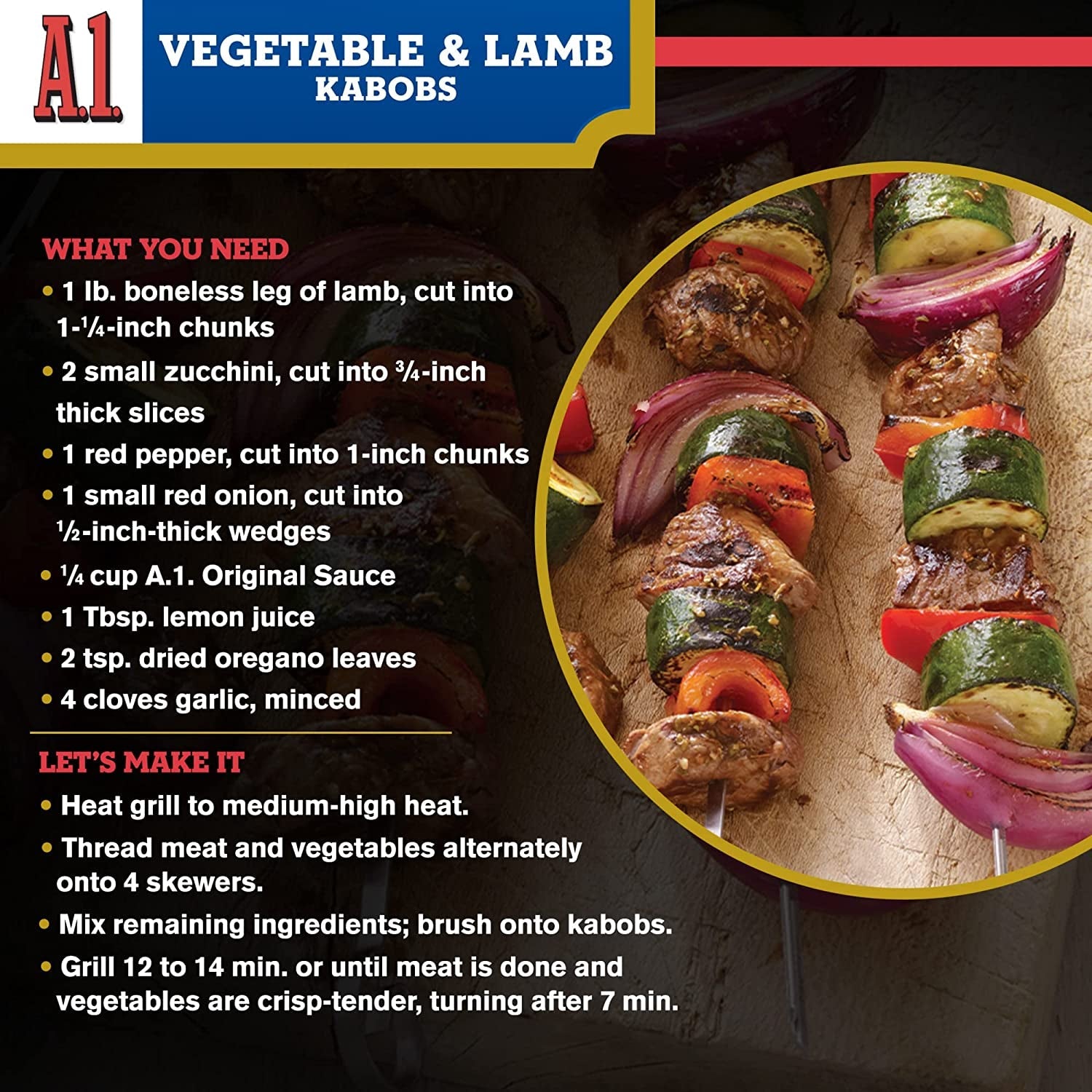 A.1. Original Steak Sauce. 15 Oz Bottle - Image 6