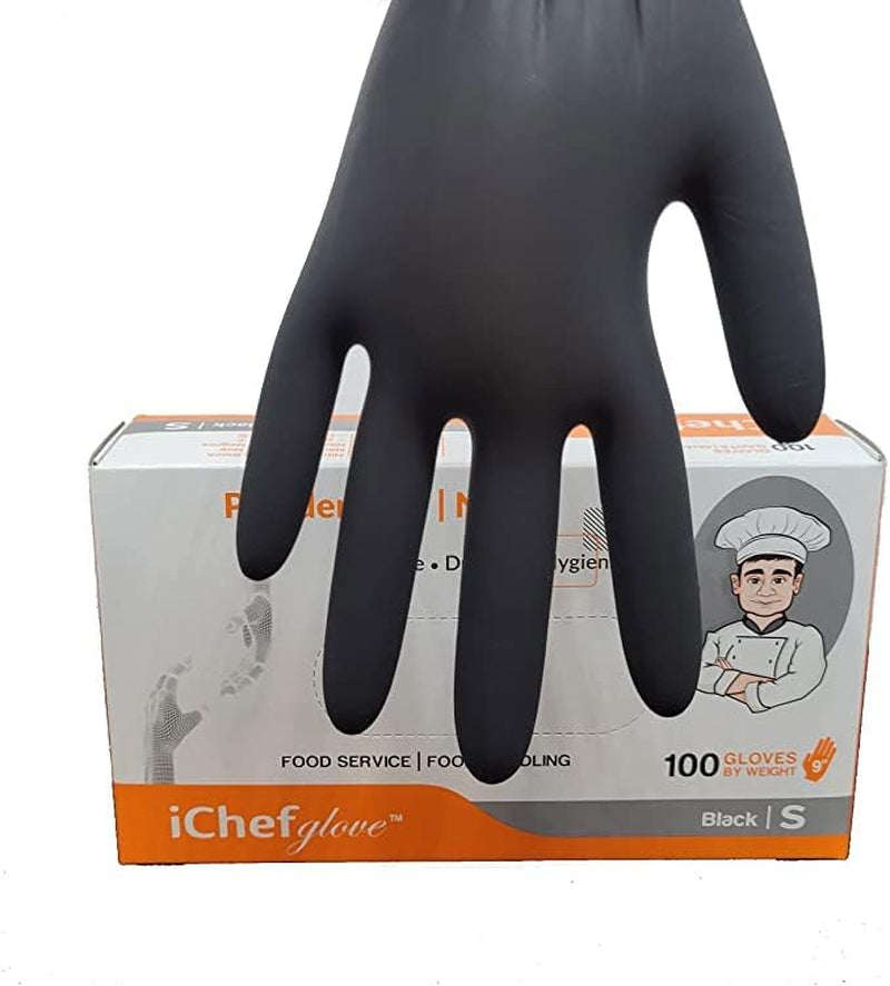 Food Service Food Handling Nitrile Gloves Black Powder Free - Image 5