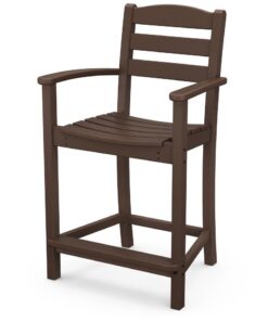 Polywood: La Casa Café Counter Arm Chair