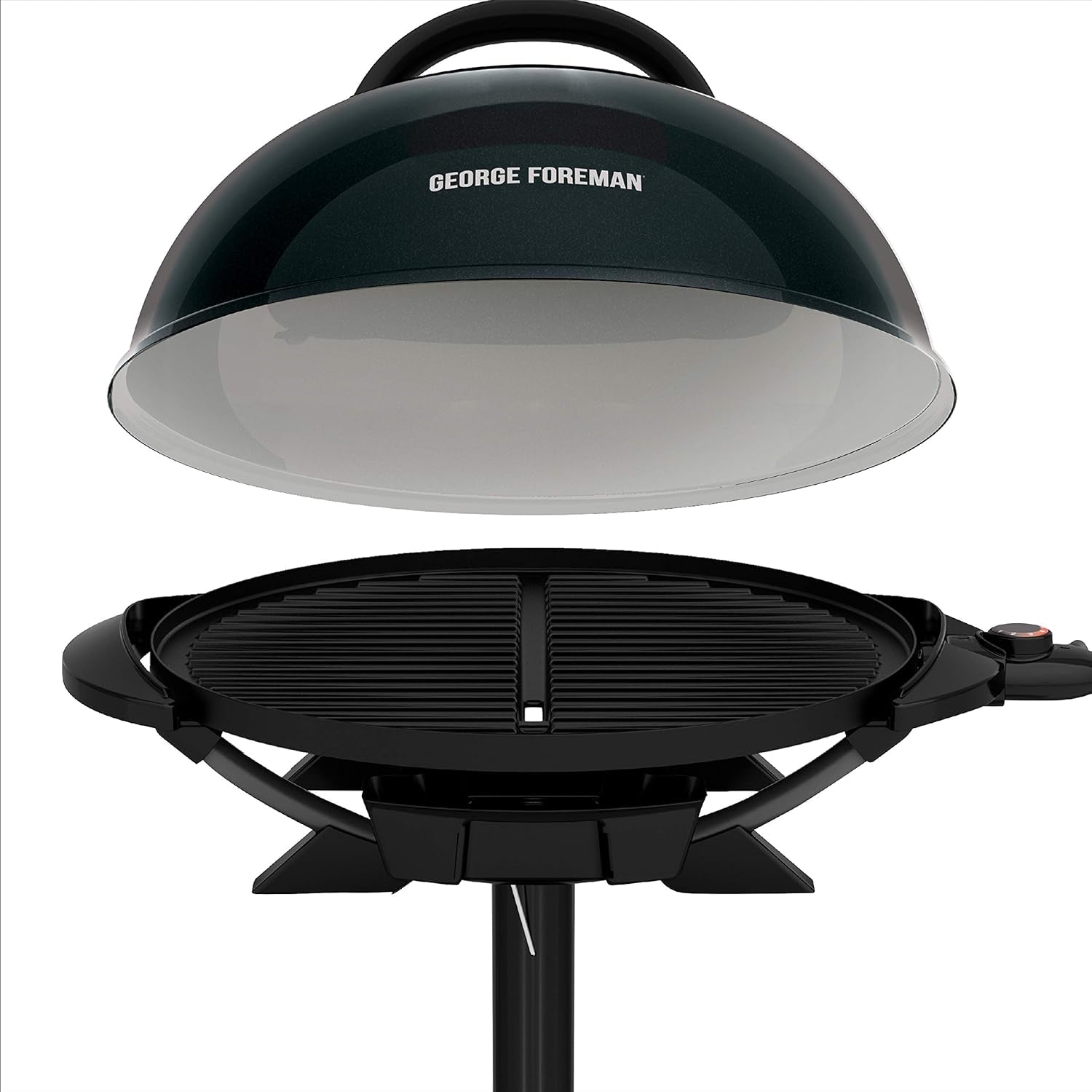 George Foreman Indoor/Outdoor Electric Patio Grill. Apartment Approved. 15-Serving. Removable Stand. Black - Image 7