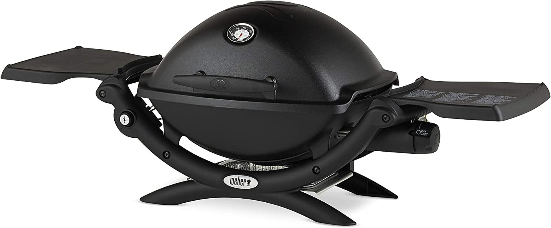 Weber Q1200 Liquid Propane Grill. Black - Image 3