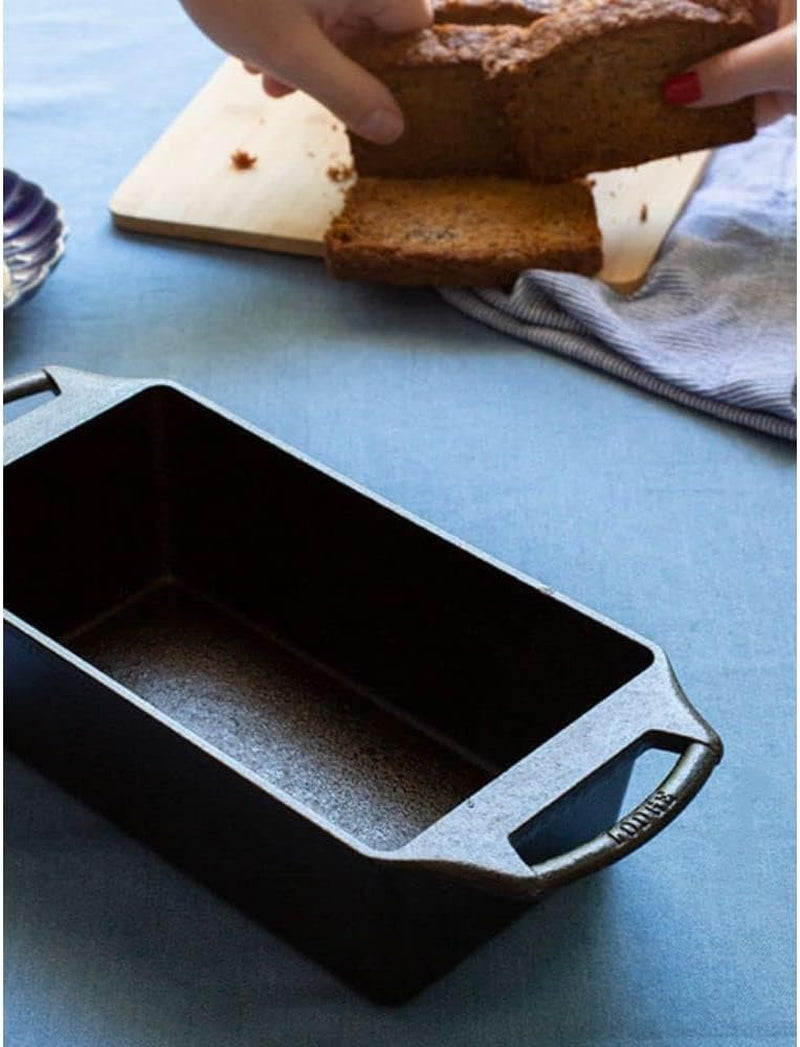 Lodge Cast Iron Loaf Pan 8.5X4.5 Inch. Black - Image 12