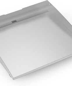 Stainless Steel Flat Top Griddle for Blackstone 17 Inch Tabletop Grill Station. Griddle Replacement Top with Rear Grease System