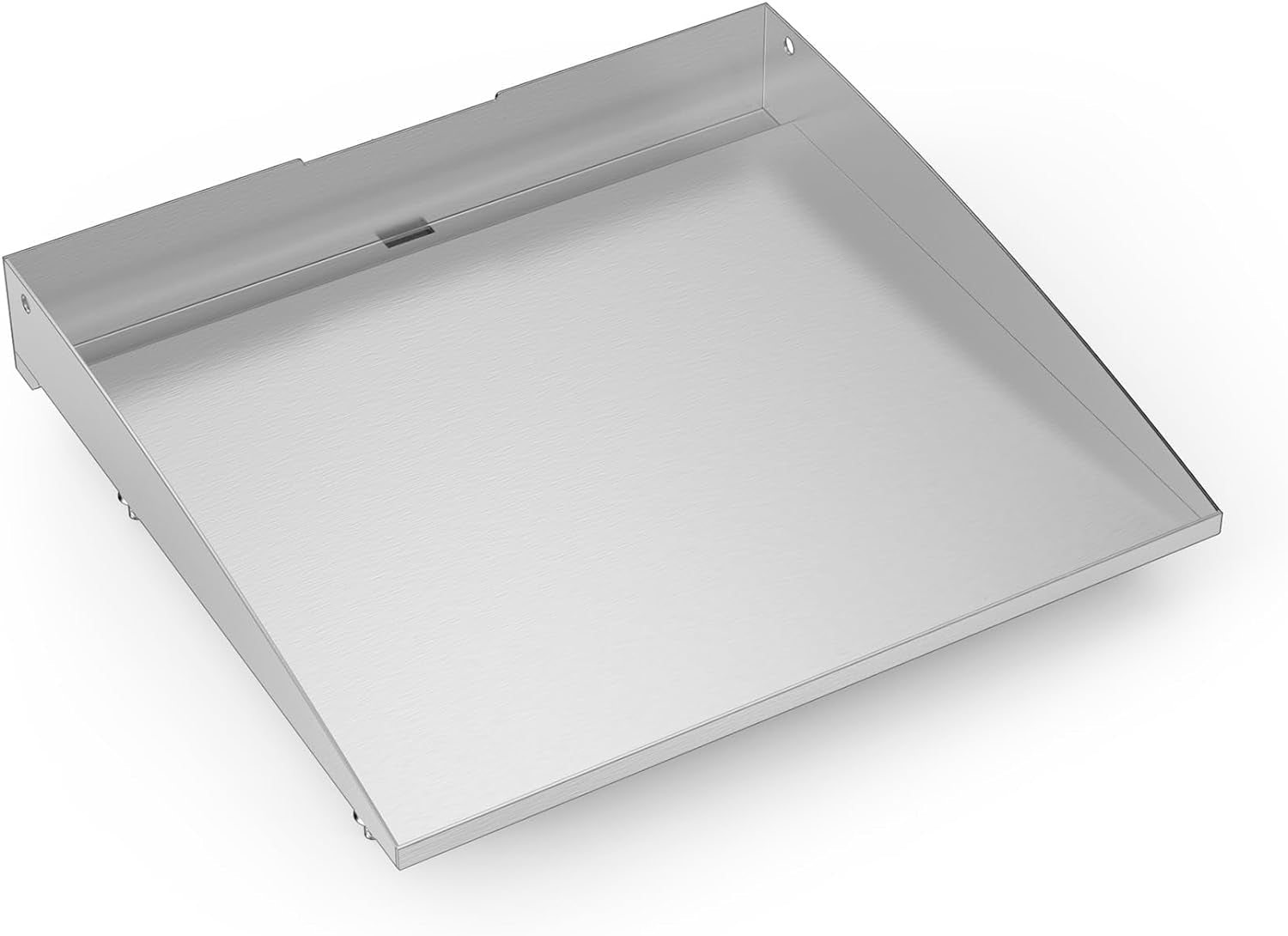 Stainless Steel Flat Top Griddle for Blackstone 17 Inch Tabletop Grill Station. Griddle Replacement Top with Rear Grease System