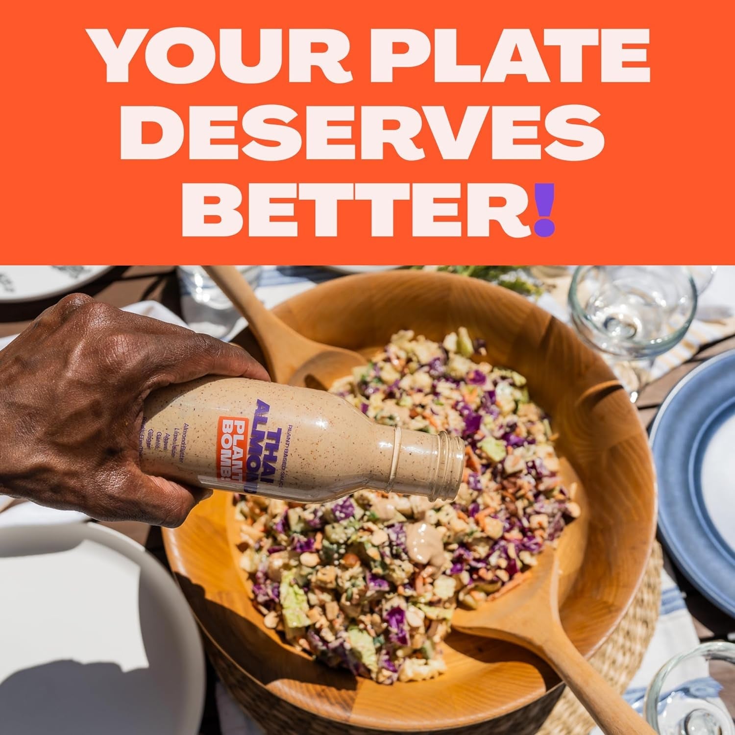 Plant Bomb Garlic Tahini Plant-Based Sauce. Marinade & Dressing - Gluten-Free. Non-Gmo. Dairy-Free. No Sugar Added - Vegan. Paleo. Low Carb. Keto Friendly - 12 Ounce (Pack of 2) - Image 2