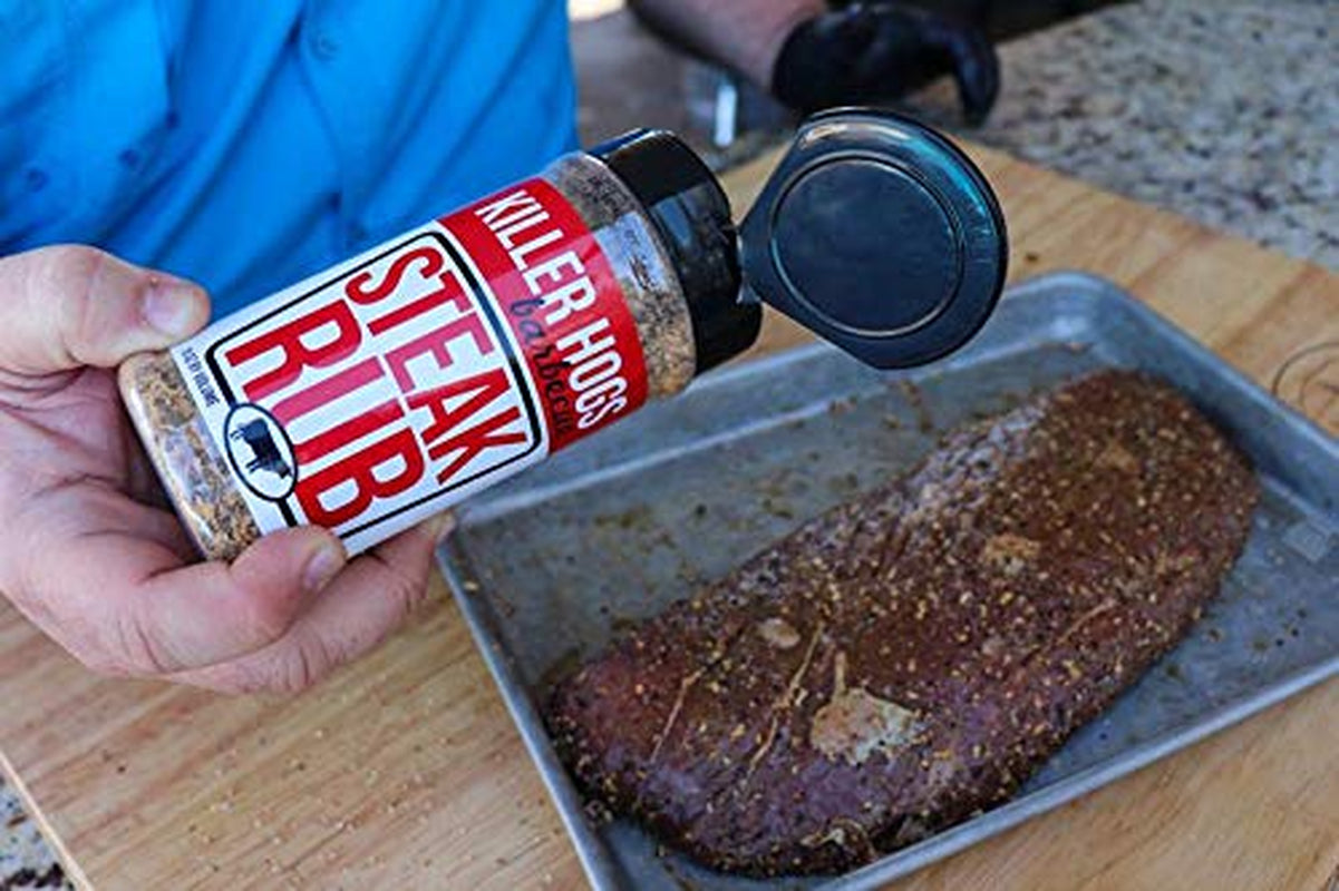 Killer Hogs Steak Rub | Championship BBQ and Grill Seasoning for Beef. Steak. Burgers. and Chops | Salt. Pepper. Herbs. and Spices | 11 Ounces - Image 5