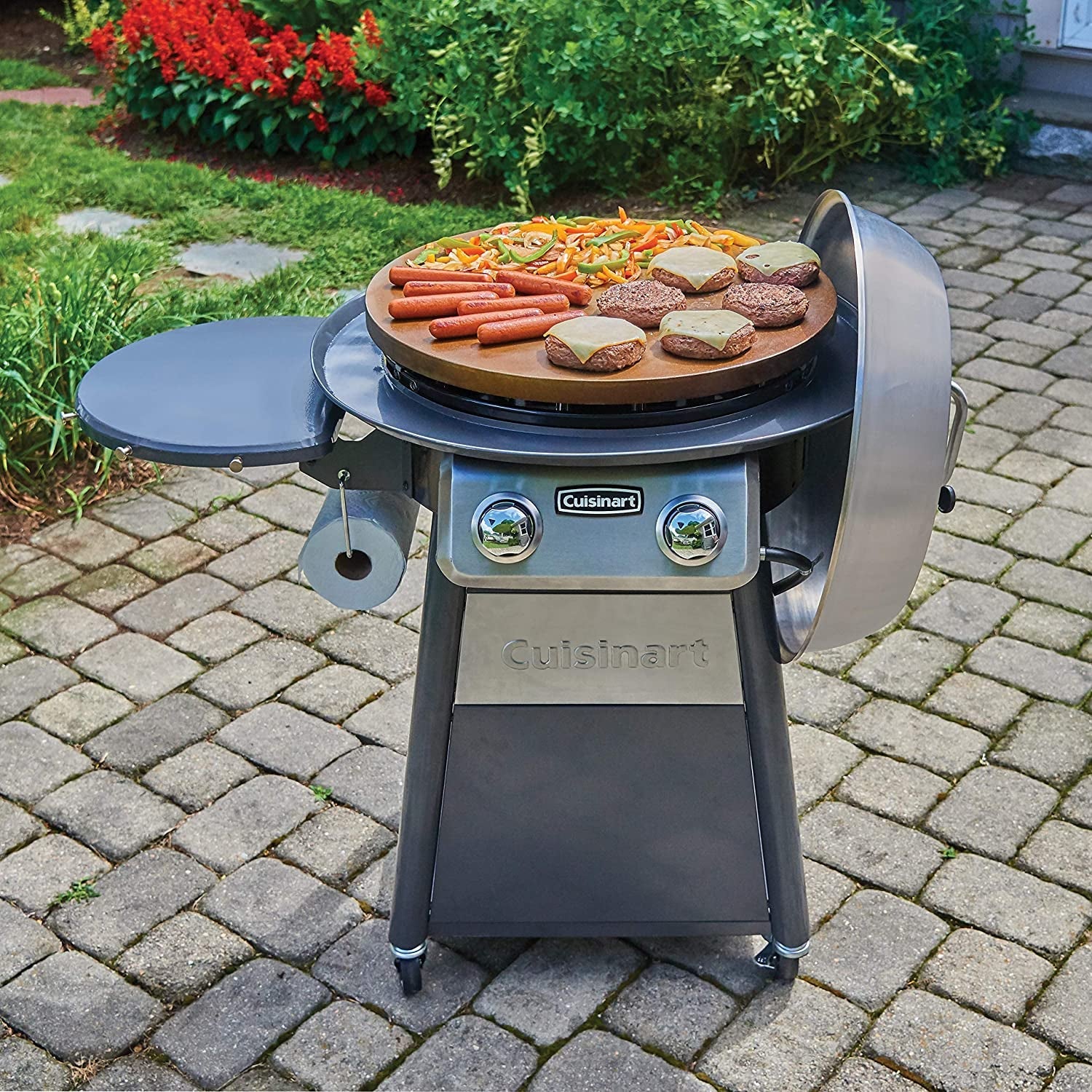 CGG-888 Outdoor Stainless Steel Lid. 360° Griddle Cooking Center - Image 6