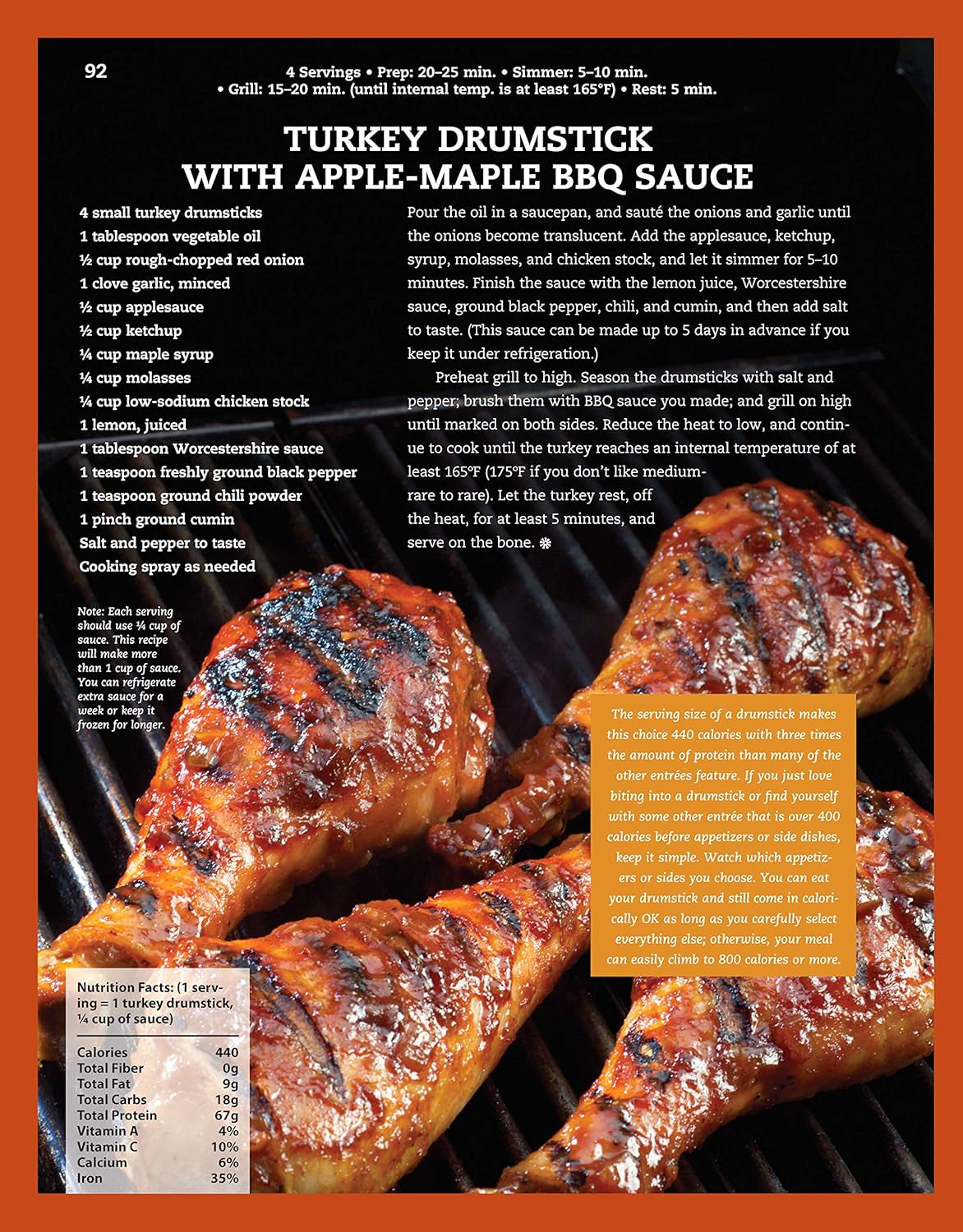 Char-Broil'S Grill Yourself Skinny (Creative Homeowner) 130 Delicious Grilling Recipes from Breakfast Pizza to Rack of Lamb. with Calories. Protein. Fat and Other Nutritional Facts for Each Recipe - Image 6